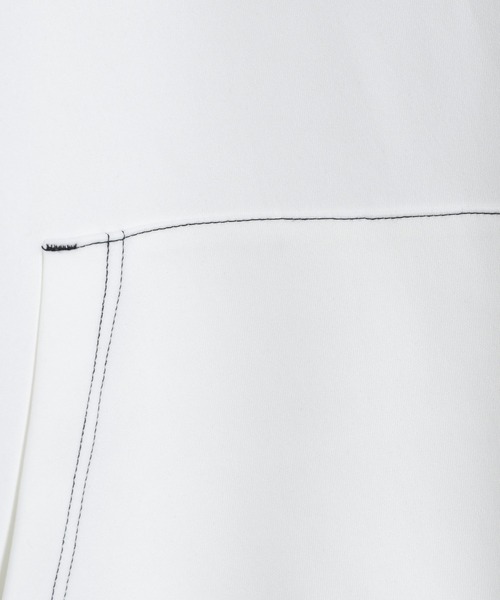 sisa.(シサ)の「Stitch big parker/ステッチビッグパーカー(パーカー・メンズ・ブラック/ホワイト・LARGE/SMALL/MEDIUM)」の21枚目の写真