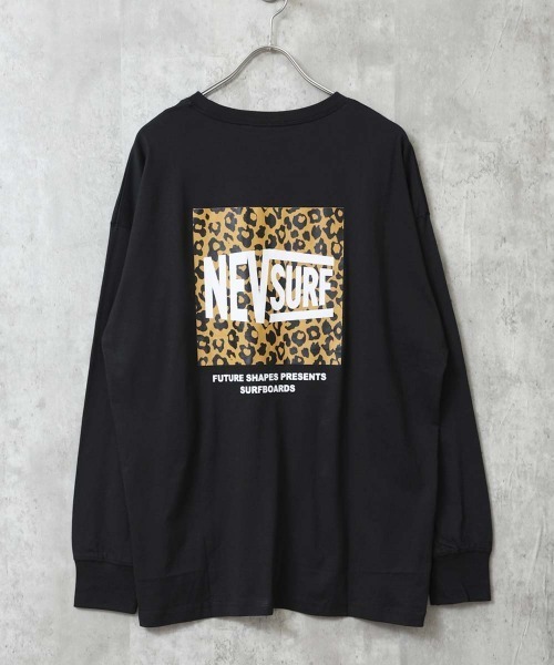 NEV(ネブ)の「NEVSURF BIGシルエット ロンT(Tシャツ/カットソー・メンズ・ブラック系/チャコール/ベージュ/ネイビー/オフホワイト/杢グレー/ホワイト系/ブラック/ホワイト系4/ブラック系4/ブラック系5/ホワイト系5・M/L/XL)」の7枚目の写真