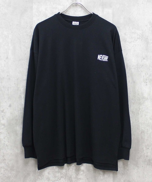 NEV(ネブ)の「NEVSURF BIGシルエット ロンT(Tシャツ/カットソー・メンズ・ブラック系/チャコール/ベージュ/ネイビー/オフホワイト/杢グレー/ホワイト系/ブラック/ホワイト系4/ブラック系4/ブラック系5/ホワイト系5・M/L/XL)」の15枚目の写真
