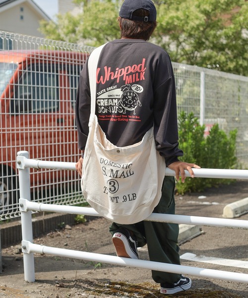 POWER TO THE PEOPLE(パワートゥーザピープル)の「【Power To The People/パワー・トゥ・ザ・ピープル】「CREAM DONUTS/クリームドーナツ」 ワンポイントロゴ刺繍&バックイラストデザイン スウェット(スウェット・レディース・ヘザーグレー/チャコールグレー/ブラック・M/L/XL)」の19枚目の写真
