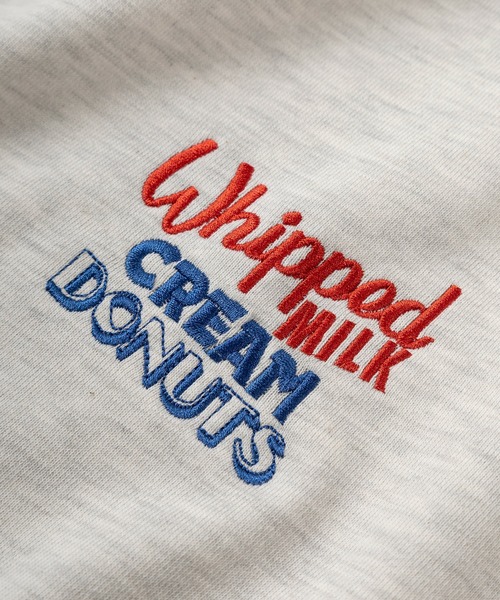 POWER TO THE PEOPLE(パワートゥーザピープル)の「【Power To The People/パワー・トゥ・ザ・ピープル】「CREAM DONUTS/クリームドーナツ」 ワンポイントロゴ刺繍&バックイラストデザイン スウェット(スウェット・レディース・ヘザーグレー/チャコールグレー/ブラック・M/L/XL)」の7枚目の写真