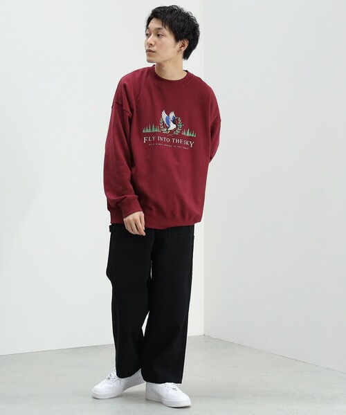 BEAMS HEART(ビームスハート)の「BEAMS HEART / アニマル クルーネック スウェット(ユニセックス)(スウェット・メンズ・レッド系その他7/ライトグレー・SMALL/MEDIUM/LARGE)」の15枚目の写真