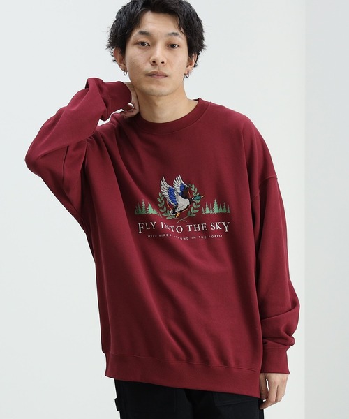 BEAMS HEART(ビームスハート)の「BEAMS HEART / アニマル クルーネック スウェット(ユニセックス)(スウェット・メンズ・レッド系その他7/ライトグレー・SMALL/MEDIUM/LARGE)」の1枚目の写真