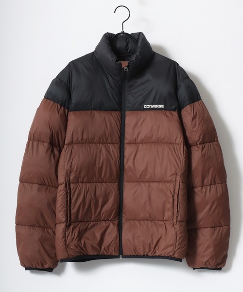 CONVERSE（コンバース）の「CONVERSE/コンバース FIBER DOWN JACKET/中綿 ファイバーダウンジャケット/キルティングアウター レディース メンズ（ダウンジャケット/コート・メンズ・ベージュ/カーキ/ブラウン/ライトグレー/ブルー/ブラック・M/L/LL）」の10枚目の写真
