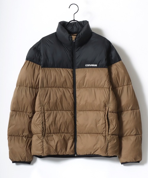 CONVERSE（コンバース）の「CONVERSE/コンバース FIBER DOWN JACKET/中綿 ファイバーダウンジャケット/キルティングアウター レディース メンズ（ダウンジャケット/コート・メンズ・ベージュ/カーキ/ブラウン/ライトグレー/ブルー/ブラック・M/L/LL）」の9枚目の写真