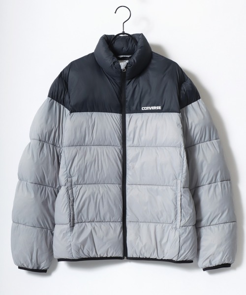 CONVERSE（コンバース）の「CONVERSE/コンバース FIBER DOWN JACKET/中綿 ファイバーダウンジャケット/キルティングアウター レディース メンズ（ダウンジャケット/コート・メンズ・ベージュ/カーキ/ブラウン/ライトグレー/ブルー/ブラック・M/L/LL）」の8枚目の写真