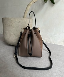 DouDou | 【WEB限定】 スエードコンビドロストショルダー(ショルダーバッグ)