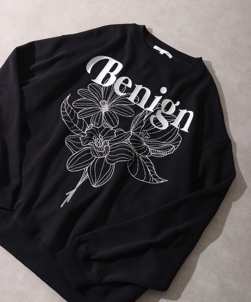 SUGGESTION(サジェッション)の「SUGGESTION フラワー刺繍裏起毛トレーナー(スウェット・メンズ・アッシュグレー/ブラック/ホワイト・L/M)」の22枚目の写真