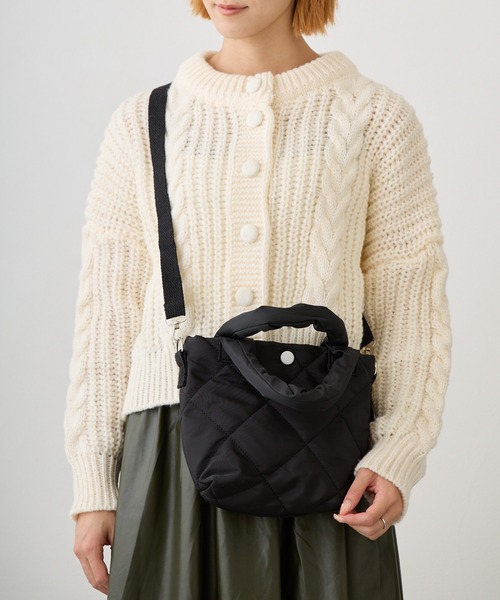 Loco Ocean（ロコオーシャン）の「【多収納】2way / ショルダーミニバッグ（トートバッグ・レディース・ホワイト/ブラック/ピンク・ONE SIZE）」の18枚目の写真