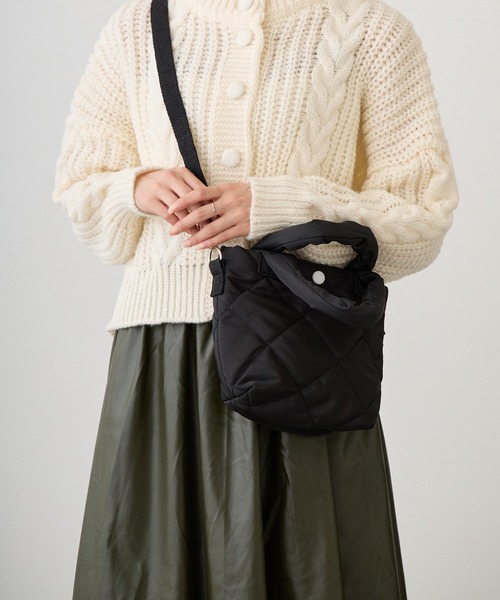 Loco Ocean（ロコオーシャン）の「【多収納】2way / ショルダーミニバッグ（トートバッグ・レディース・ホワイト/ブラック/ピンク・ONE SIZE）」の19枚目の写真