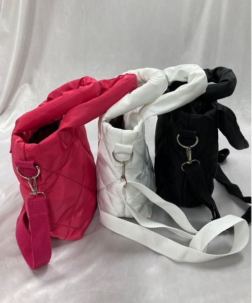 Loco Ocean（ロコオーシャン）の「【多収納】2way / ショルダーミニバッグ（トートバッグ・レディース・ホワイト/ブラック/ピンク・ONE SIZE）」の11枚目の写真