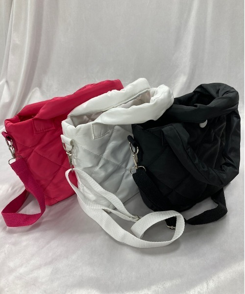 Loco Ocean（ロコオーシャン）の「【多収納】2way / ショルダーミニバッグ（トートバッグ・レディース・ホワイト/ブラック/ピンク・ONE SIZE）」の12枚目の写真