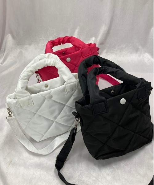 Loco Ocean（ロコオーシャン）の「【多収納】2way / ショルダーミニバッグ（トートバッグ・レディース・ホワイト/ブラック/ピンク・ONE SIZE）」の13枚目の写真