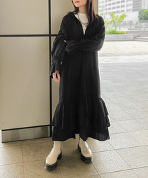 COMMRE | 【COMMRE / コムル】コットン裾ボリュームワンピース(ワンピース)