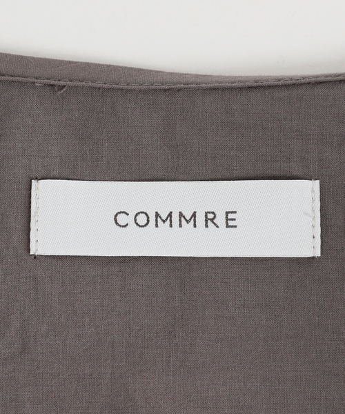 COMMRE（コムル）の「【COMMRE / コムル】コットン裾ボリュームワンピース（ワンピース・レディース・ブラック/チャコールグレー・FREE）」の22枚目の写真