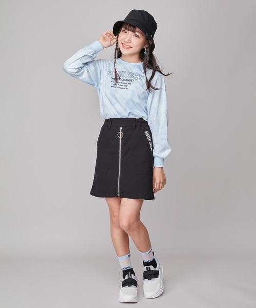 SISTER JENNI（SISTER JENNI）の「【ストレッチ素材】【ウエスト調整可能】前ZIP台形スカパン（その他パンツ・キッズ・アイボリー/ブラック/ブルー・160cm/130cm/150cm/140cm）」の22枚目の写真