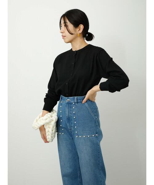 ルネ♡ボレロカーディガン Lugnoncure（ルノンキュール）の「もちもちクルーネックカーディガン