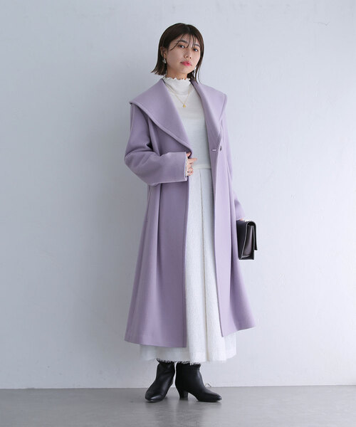 La TOTALITE（ラトータリテ）の「ショールカラーロングコート（その他