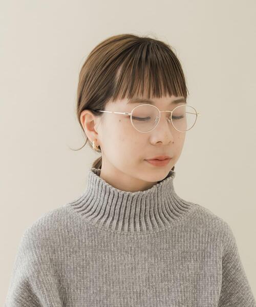 SMELLY（スメリー）の「オーバルフレームダテメガネ（メガネ・レディース・シルバー/ゴールド/ゴールド系その他・-）」の13枚目の写真