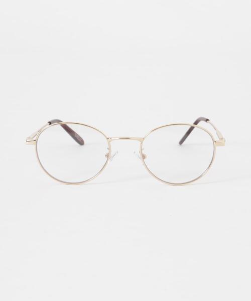 SMELLY（スメリー）の「オーバルフレームダテメガネ（メガネ・レディース・シルバー/ゴールド/ゴールド系その他・-）」の14枚目の写真