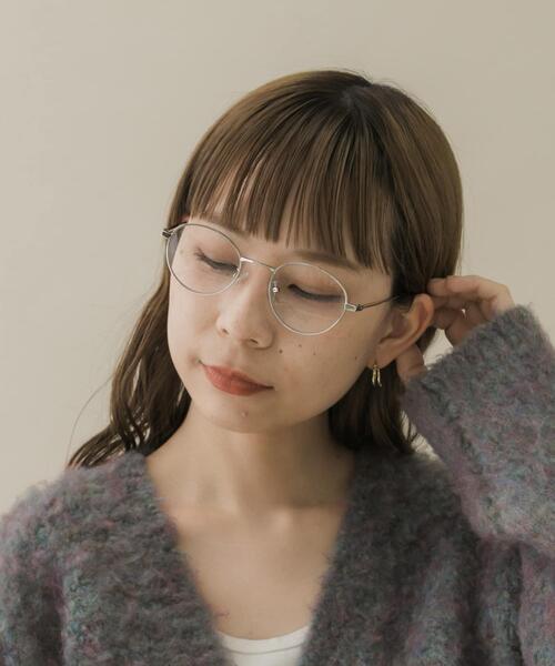 SMELLY（スメリー）の「オーバルフレームダテメガネ（メガネ・レディース・シルバー/ゴールド/ゴールド系その他・-）」の16枚目の写真