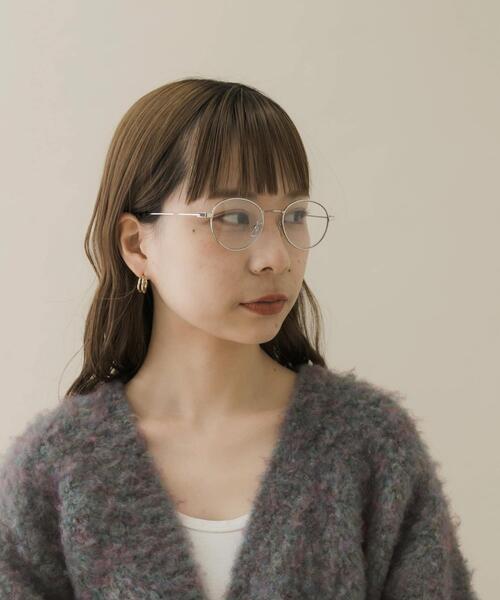 SMELLY（スメリー）の「オーバルフレームダテメガネ（メガネ・レディース・シルバー/ゴールド/ゴールド系その他・-）」の18枚目の写真