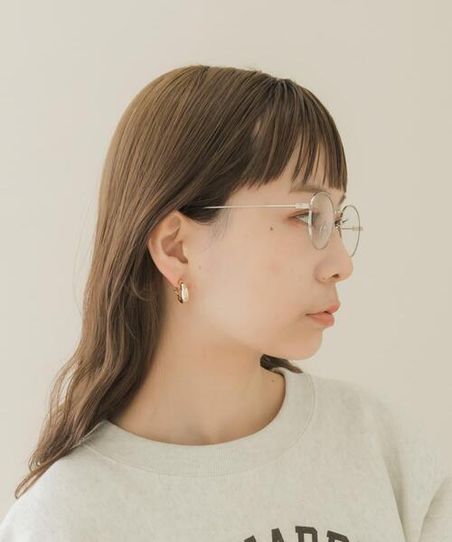 SMELLY（スメリー）の「オーバルフレームダテメガネ（メガネ・レディース・シルバー/ゴールド/ゴールド系その他・-）」の20枚目の写真