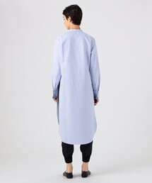 DES PRES（デ・プレ）の「ハイカウントピケ ブザムシャツワンピース 