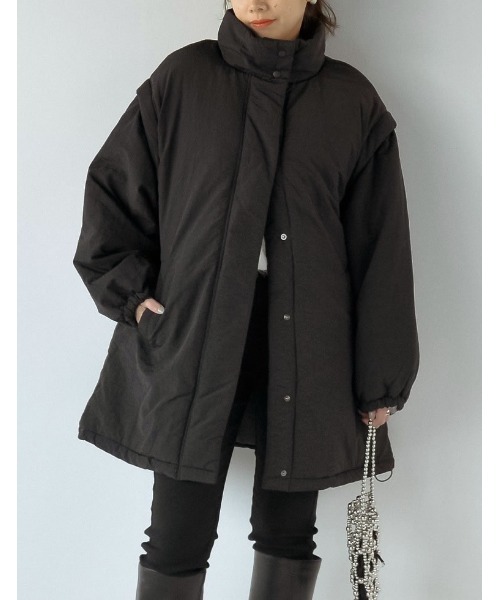 【極美品】パタゴニア ダウンコート 2way ミドル丈 ロゴ入り ブラック 黒 patagonia ダウンコート XL 黒