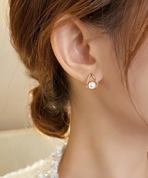 YU-KA:パールスタッドピアス