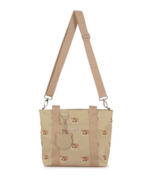 PAUL & JOE ACCESSOIRES(ポールアンドジョーアクセソワ)の「PAUL & JOE ACCESSOIRES (ポール&ジョーアクセソワ)トートバッグ A4サイズ対応 PJA-B966 ヌネット総柄(トートバッグ・レディース・ネイビー/ベージュ/ピンク・FREE)」の11枚目の写真