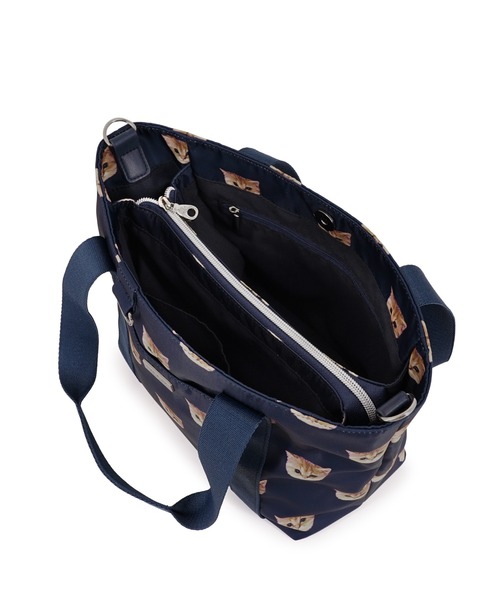 PAUL & JOE ACCESSOIRES(ポールアンドジョーアクセソワ)の「PAUL & JOE ACCESSOIRES (ポール&ジョーアクセソワ)トートバッグ A4サイズ対応 PJA-B966 ヌネット総柄(トートバッグ・レディース・ネイビー/ベージュ/ピンク・FREE)」の6枚目の写真