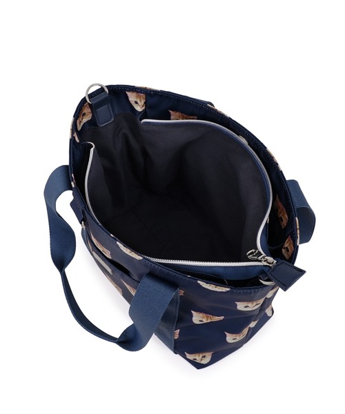 PAUL & JOE ACCESSOIRES(ポールアンドジョーアクセソワ)の「PAUL & JOE ACCESSOIRES (ポール&ジョーアクセソワ)トートバッグ A4サイズ対応 PJA-B966 ヌネット総柄(トートバッグ・レディース・ネイビー/ベージュ/ピンク・FREE)」の7枚目の写真