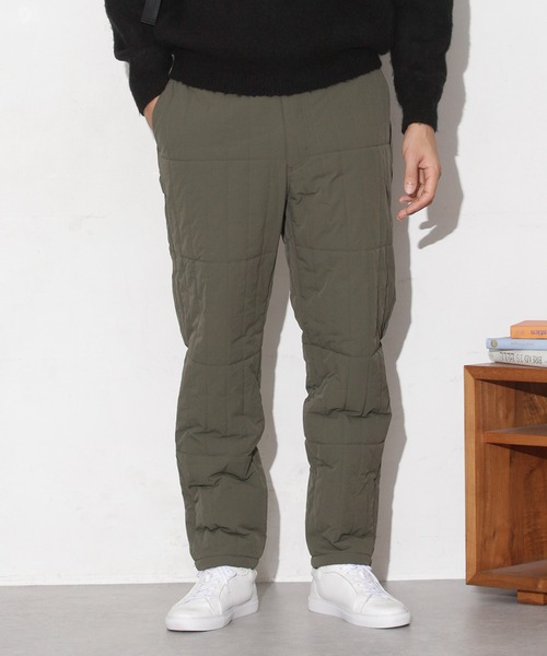 NANO universe（ナノユニバース）の「「CLIMASHIELD」別注キルトイージーパンツ(セットアップ可)（その他パンツ・メンズ・ブラック/カーキ・S/M/L）」の3枚目の写真