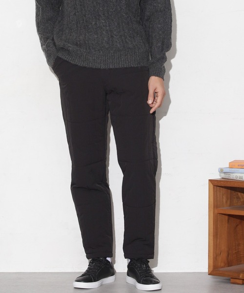 NANO universe（ナノユニバース）の「「CLIMASHIELD」別注キルトイージーパンツ(セットアップ可)（その他パンツ・メンズ・ブラック/カーキ・S/M/L）」の7枚目の写真