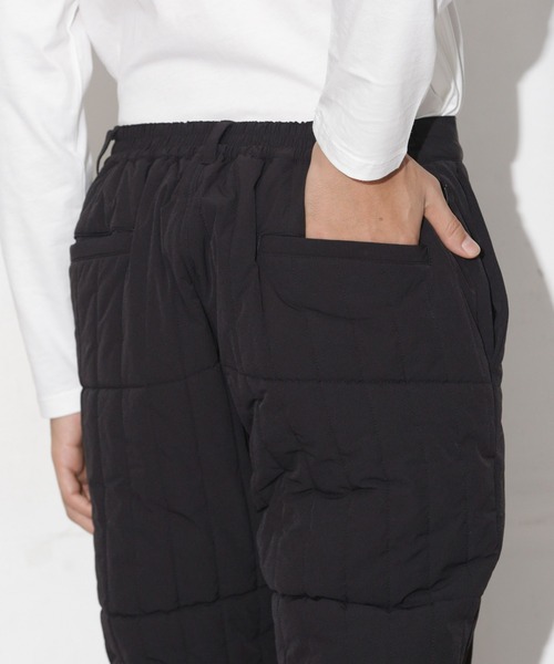NANO universe（ナノユニバース）の「「CLIMASHIELD」別注キルトイージーパンツ(セットアップ可)（その他パンツ・メンズ・ブラック/カーキ・S/M/L）」の17枚目の写真
