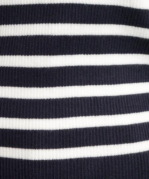 grove（グローブ）の「◆【美人百花2月号掲載】コーデのアクセントに♪ボーダーニットプルオーバー（ニット/セーター・レディース・ベージュ系1/ブラック系1/ネイビー系1・02/03/04/01/05）」の16枚目の写真