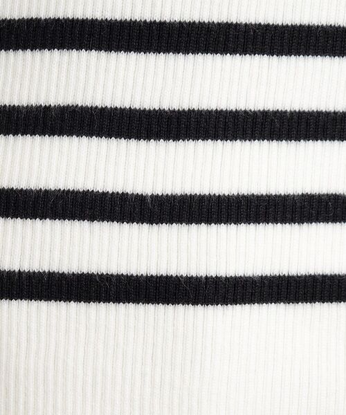 grove（グローブ）の「◆【美人百花2月号掲載】コーデのアクセントに♪ボーダーニットプルオーバー（ニット/セーター・レディース・ベージュ系1/ブラック系1/ネイビー系1・02/03/04/01/05）」の12枚目の写真