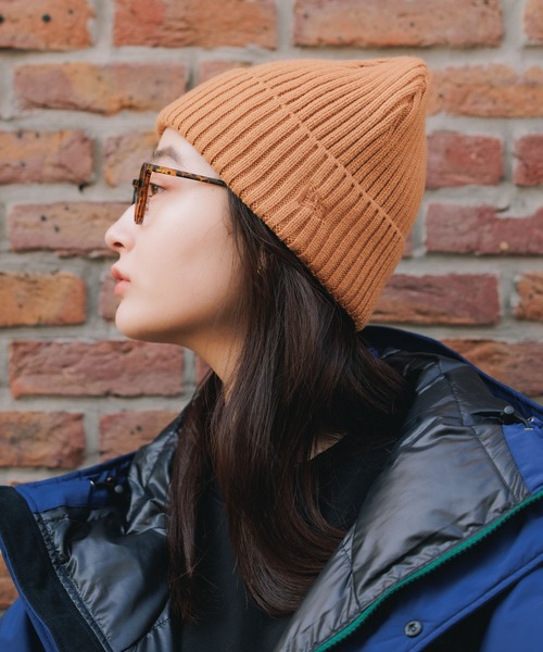 NEW ERA（ニューエラ）の「NEW ERA/ニューエラ Core Classic Cuff Beanie ロゴ 刺繍 ビーニー ワッチキャップ ニット帽（ニットキャップ/ビーニー・メンズ・ブラック/ダークグレー/ヘザーグレー/ロイヤルブルー/ライトベージュ/ダークネイビー・FREE）」の8枚目の写真