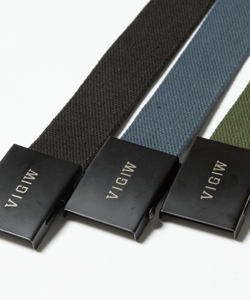 VIRGOwearworks（ヴァルゴウェアワークス）の「Vg belt（ベルト・メンズ・オリーブドラブ/ブラック/ネイビー・FREE）」の4枚目の写真