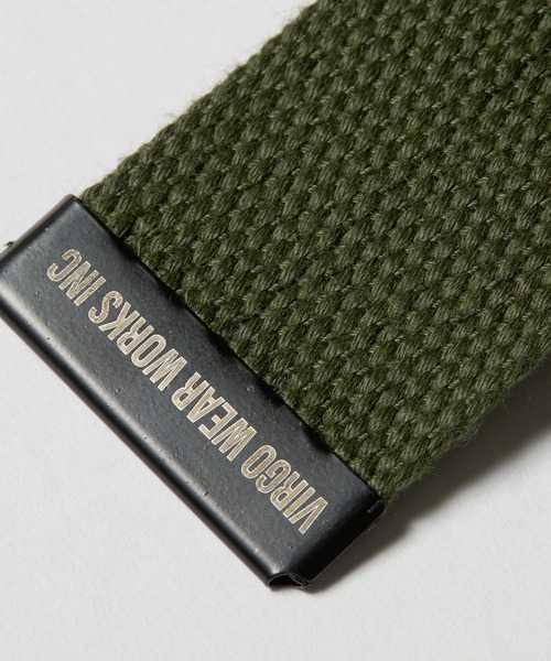 VIRGOwearworks（ヴァルゴウェアワークス）の「Vg belt（ベルト・メンズ・オリーブドラブ/ブラック/ネイビー・FREE）」の7枚目の写真