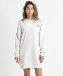 JIVY DRESS/ロキシードロップショルダーリラックスシルエットスウェットワンピース