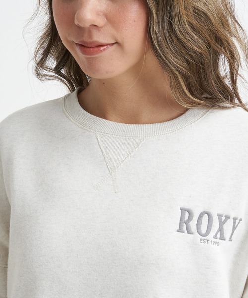 ROXY(ロキシー)の「JIVY DRESS/ロキシードロップショルダーリラックスシルエットスウェットワンピース(ワンピース・レディース・ブラック/グレー/グリーン・MEDIUM/SMALL/LARGE)」の8枚目の写真