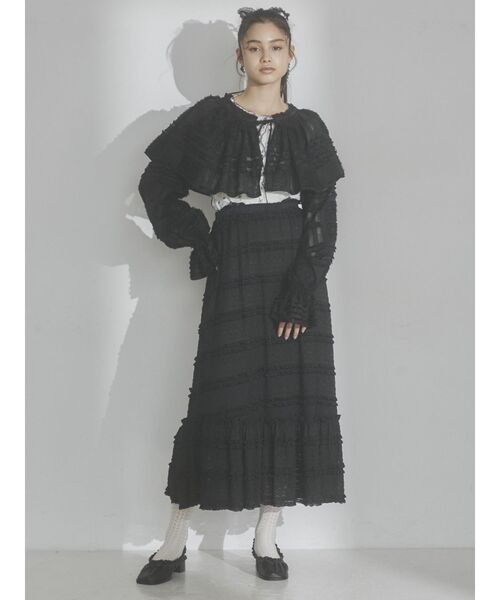 merry jenny（メリージェニー）の「レースコンビメロウTOPS（Tシャツ/カットソー・レディース・ピンク/オフホワイト/アイボリー・FREE）」の21枚目の写真