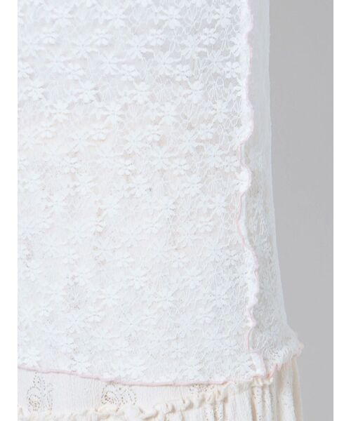 merry jenny（メリージェニー）の「レースコンビメロウTOPS（Tシャツ/カットソー・レディース・ピンク/オフホワイト/アイボリー・FREE）」の13枚目の写真