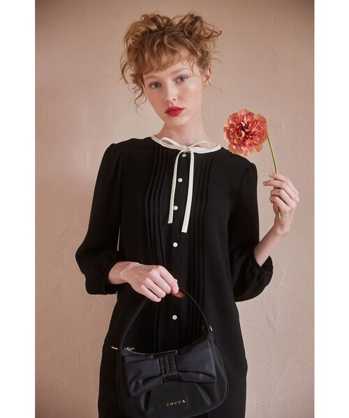 【TOCCA/トッカ】袖リボンシフォンブラウス TOCCA（トッカ）の「PROMISE RIBBON BLOUSE ブラウス（シャツ