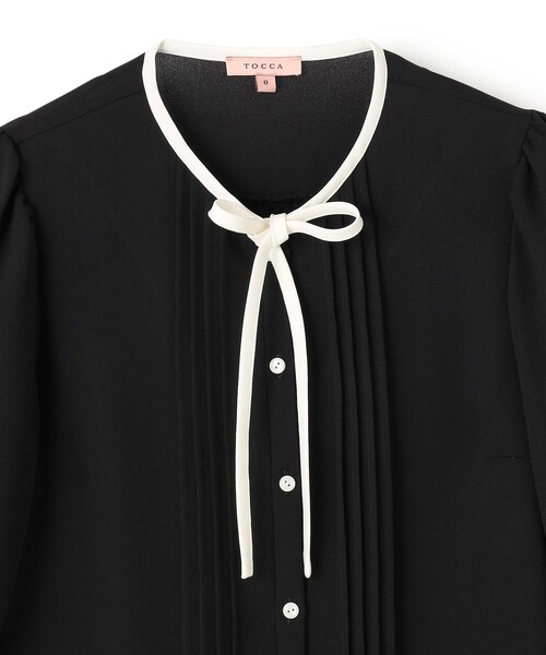 【TOCCA/トッカ】袖リボンシフォンブラウス TOCCA（トッカ）の「PROMISE RIBBON BLOUSE ブラウス（シャツ