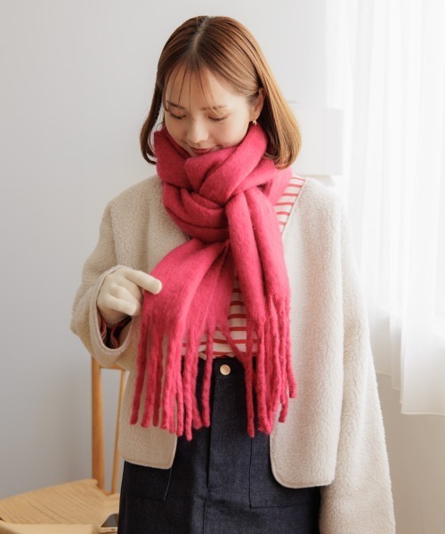 flower（フラワー）の「ホリデーグローブ（手袋・レディース・レッド/アイボリー・FREE）」の6枚目の写真