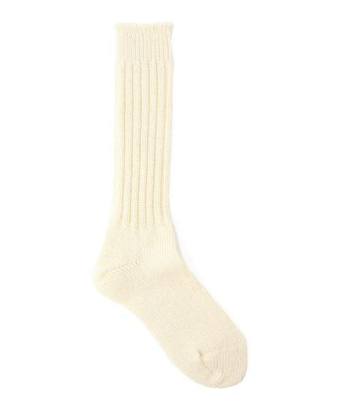 Ray BEAMS（レイビームス）の「Ray BEAMS / ウールリブソックス（ソックス/靴下・レディース・ホワイト/ブラウン系その他・ONE SIZE）」の3枚目の写真