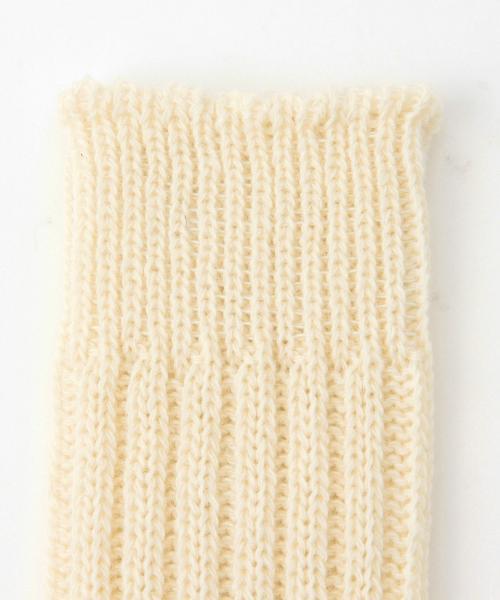 Ray BEAMS（レイビームス）の「Ray BEAMS / ウールリブソックス（ソックス/靴下・レディース・ホワイト/ブラウン系その他・ONE SIZE）」の5枚目の写真